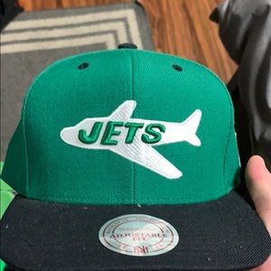 NY JETS VINTAGE MITCHELL AND NESS HAT